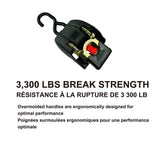 3,300-lb Retractable Transom Tie Down Strap, 2-in x 43-in, 2-pk F5P0 - product image 5
