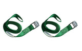 450-lb Light Duty Lashing Straps with Cam Buckle Clasps, Weatherproof, 1-in x 12-ft, 2-pk V1A4 - product image 1