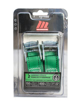 450-lb Light Duty Lashing Straps with Cam Buckle Clasps, Weatherproof, 1-in x 12-ft, 2-pk V1A4 - product image 2