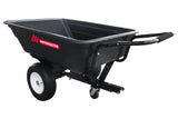 Poly Bed Utility Trailer Cart with Steel Frame, Black, 500-lb H1A8 - product image 2
