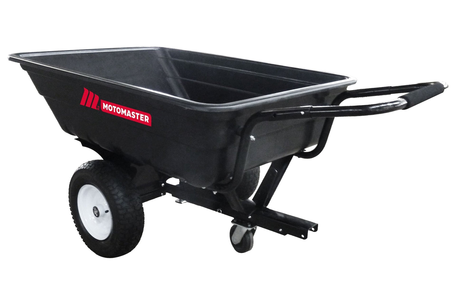 Poly Bed Utility Trailer Cart with Steel Frame, Black, 500-lb H1A8 - product image 2