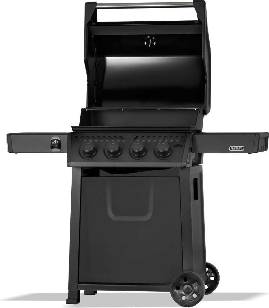 Rebel 425 4-Burner LP Gas BBQ, Matte Black O6E0 - product image 2