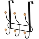 11.2" Over The Door Metal 3 Hook, Black T8B6 - product image 1