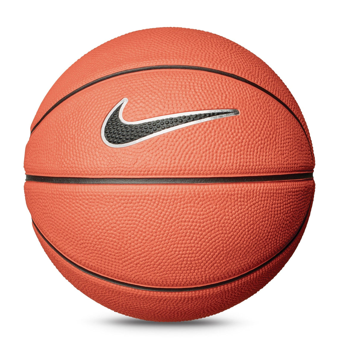 Skills Mini Kids' Indoor/Outdoor Rubber Basketball, Size 3 (22.5-in), Amber/Black/White E0Y1 - product image 1