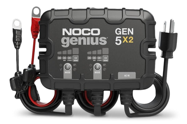 GEN5X2 Onboard Smart Battery Charger/Maintainer/Desulfator, 2-Bank, 10-Amp, 12V D2L6