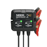 GENIUS2X2 Smart Battery Charger/Maintainer/Desulfator, 2-Bank, 4-Amp, 6V/12V N6C9 - product image 1