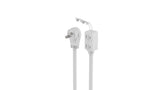 8-ft 2-in 16/2 Extension Cord, Flat plug, 3 Outlets, White S2F7 - product image 2