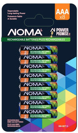 AAA Ni-MH Rechargeable Battery, 8-pk Y4Q7 - product image 1