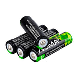 Li-ion 18650 2000mAh Rechargeable Batteries for Solar & Outdoor Lighting, 3.7V, 4-pk P0B6 - product image 1