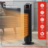 Oscillating Tower Ceramic Heater withRemote Control & Thermostat, 1500W, Black, 30-in K5X8 - product image 5