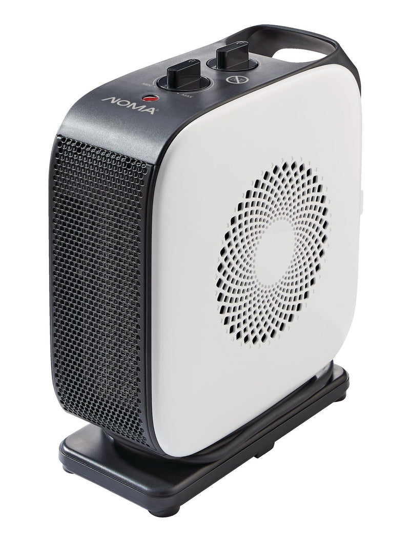 Portable Oscillating Portable Ceramic Space Heater withThermostat, 1500W, White V4F9