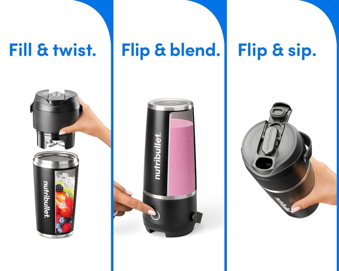 One-Touch High-Torque Portable Flip Blender V2J9 - product image 6