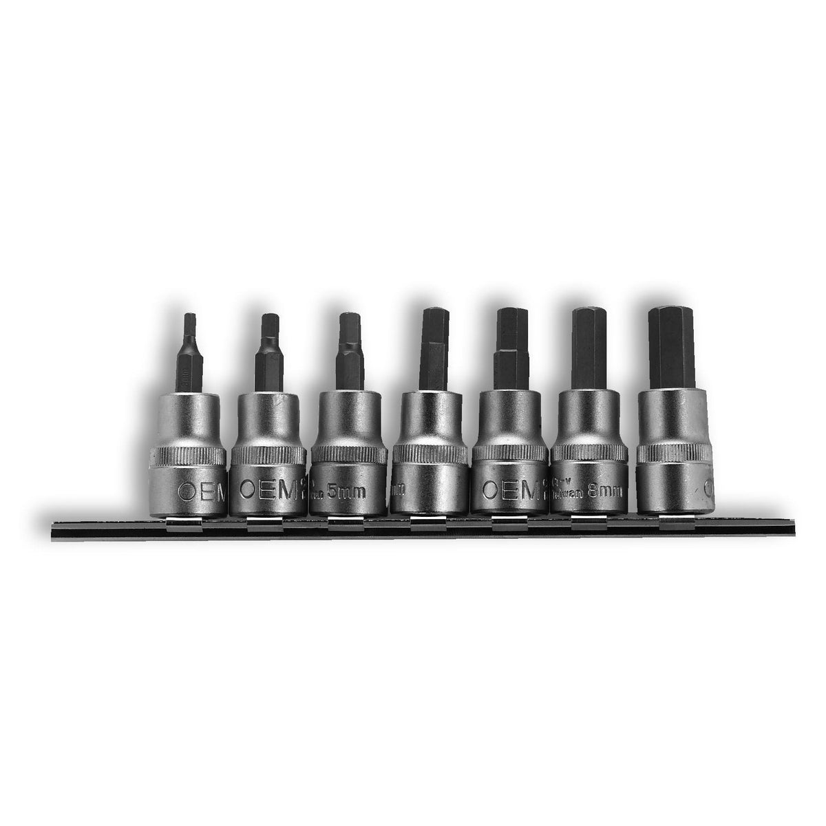 3/8-in Drive SAE Hex Socket Set, 7-pc, Assorted Sizes, 44003 I6B8 - product image 1