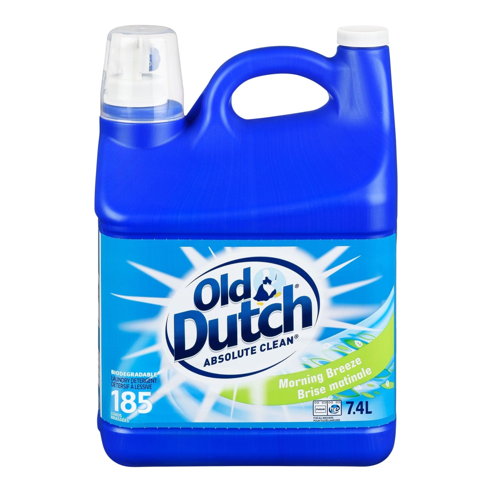 Dutch Absolute Clean Liquid Laundry Detergent, Morning Breeze Scent, 185-Load, 7.4-L K9L5 - product image 1