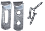 Invisible Mirror Holder, For Frameless Mirrors, Steel Construction, Silver, 4-pk O1T9 - product image 1