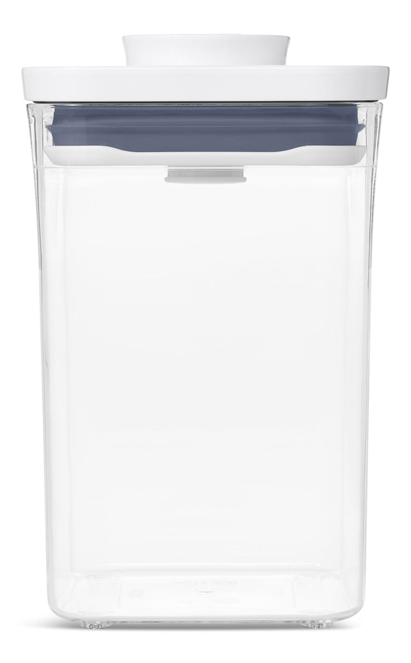 POP Square Plastic Food Storage Container, 1-L, Small, with Airtight Seal E7V7