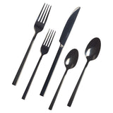Belvedere Stainless Steel Flatware Set, Serves 4, 20-pc, Black M8C4 - product image 1