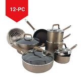 Classic Cookware Set, Non-Stick, PFOA-Free, Oven Safe, Champagne Bronze, 12-pc W8G0 - product image 7
