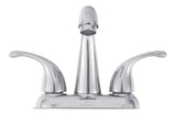 Double Handle Rigid Spout 4-in Centreset Bathroom Sink Faucet with Pop-Up Drain, Chrome K7R0 - product image 1
