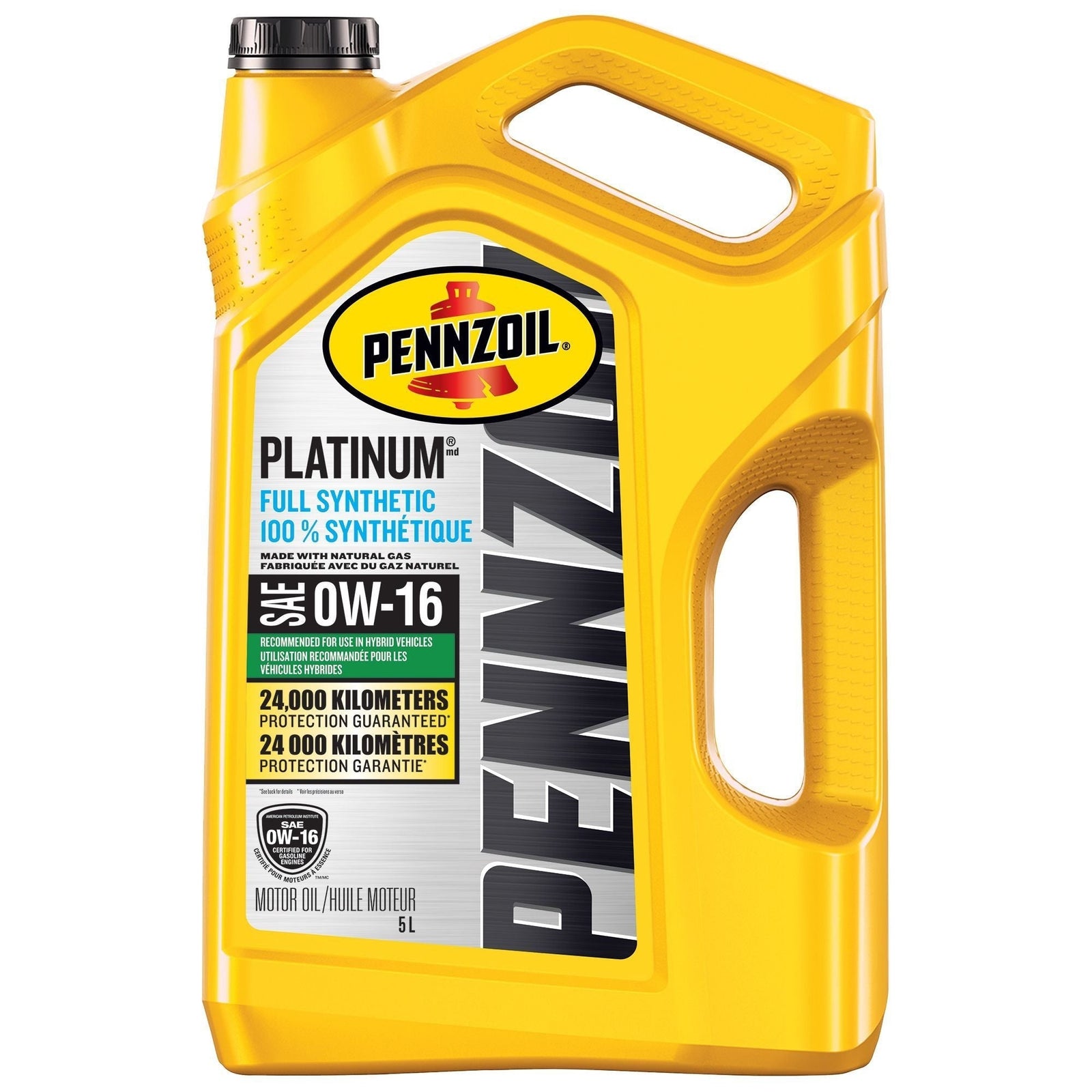 Platinum 0W16 Synthetic Engine Oil, 5-L W5P4 - product image 1