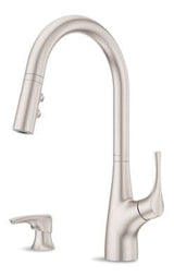 Arvada Pull-Down Kitchen Faucet, Stainless Steel W7D6 - product image 1