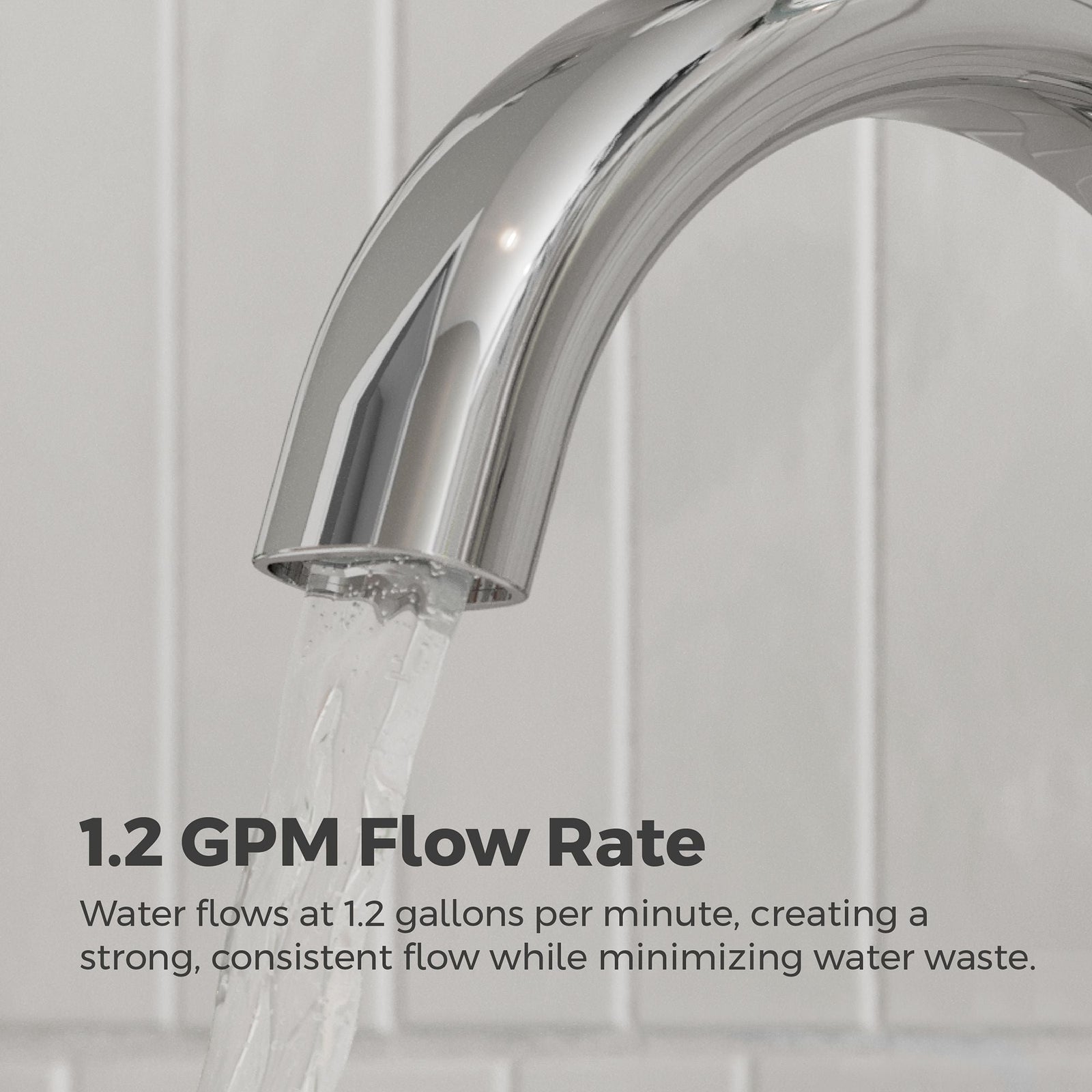 Raya 4-in Chrome Centerset Bathroom Sink Faucet D0L9 - product image 5