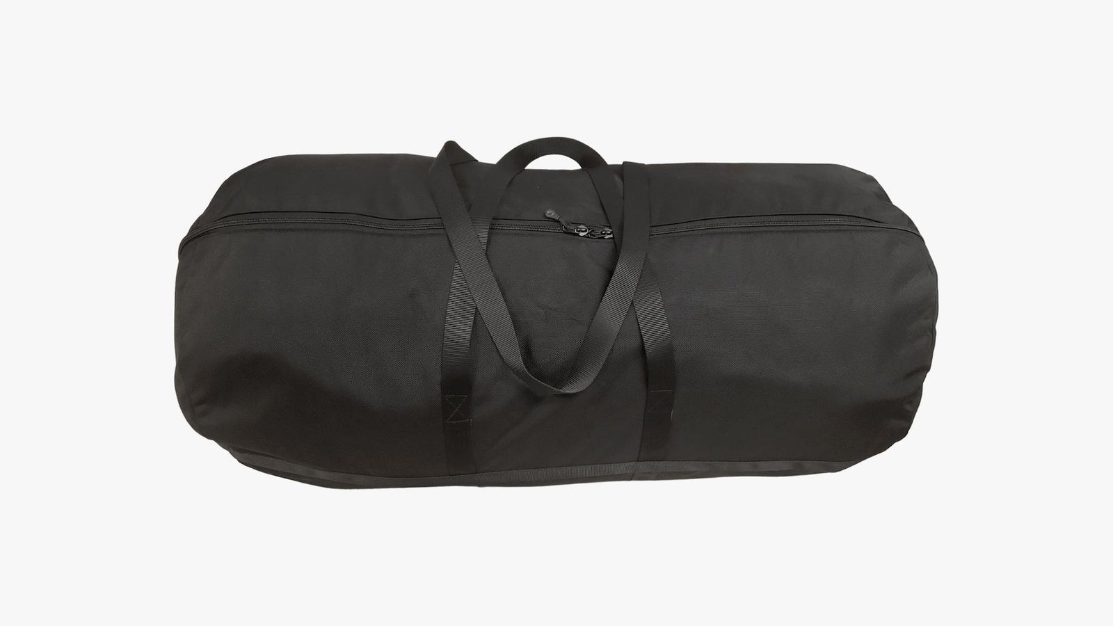 Extra-Large Black Nylon Storage Cargo Bag with Handles and Full-Length Zipper Q0X3 - product image 1