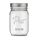 Mason Regular Mouth Glass Jar with Lid & Band, 16-oz/473-mL, 12-pk S4A8 - product image 1