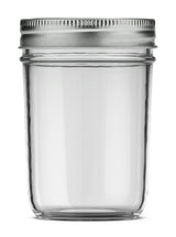 Mason Smooth Design Regular Mouth Glass Jar with Lid & Band, 8-oz, 12-pk B0J6 - product image 1