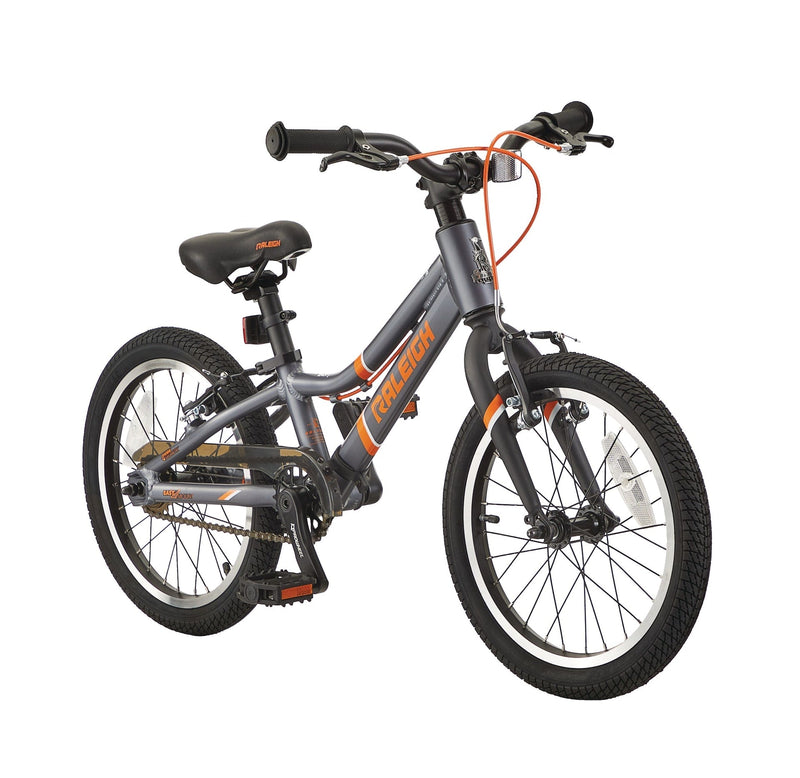 Meteor Kids Bike with Reflectors, 16-in Wheel, Grey H4B7