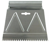 Multi-Purpose Steel V-Notch Adhesive Spreader/Applicator Tool, 3/16 x 6-in Y5L8 - product image 2