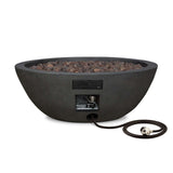 Round Concrete Gas Fire Pit in Shale, 36-in B5D3 - product image 3