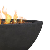 Round Concrete Gas Fire Pit in Shale, 36-in B5D3 - product image 4