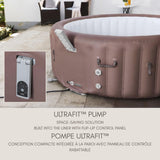 Spa Hawaii Smart AirJet 6-Person Terracotta Round Spa, 77-in x 28-in V7W8 - product image 6