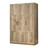 3 Door Wardrobe, Shaker Oak J8X9 - product image 1