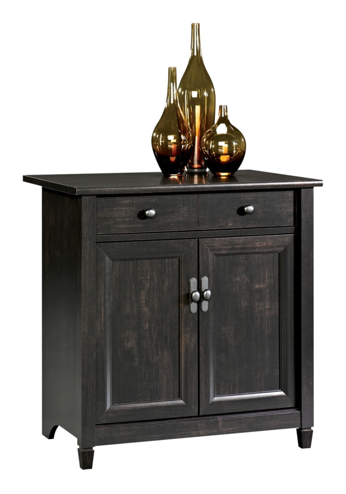 Edge Water 2-Door Storage Cabinet With Adjustable Shelf, Estate Black Finish P6K3 - product image 1