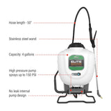 Elite Garden Backpack Sprayer, 4 Gallons H5N1 - product image 2