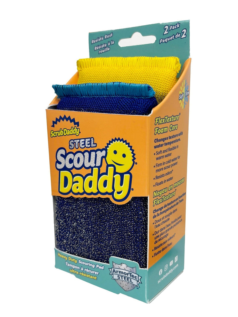 Scour Daddy Multi-Surface Steel Scouring Pads, 2-pk O2A4