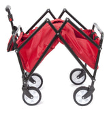 Outdoor Collapsible Folding Utility Wagon with Cup Holders, 150-lb Capacity C2T7 - product image 5