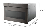 Black Stainless Steel Microwave Drawer Oven, 24-in M8X0 - product image 7