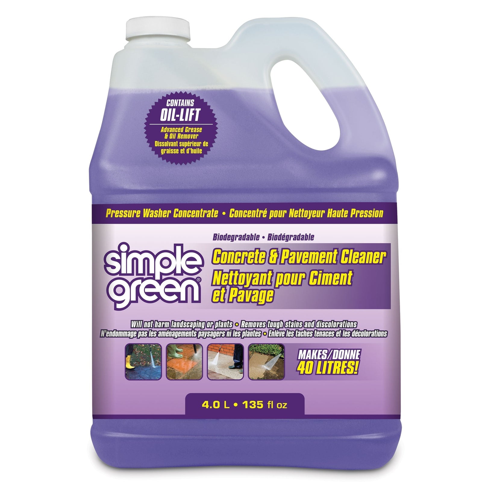 Green Concrete & Pavement Pressure Washer Detergent, 4L I6Y5 - product image 3