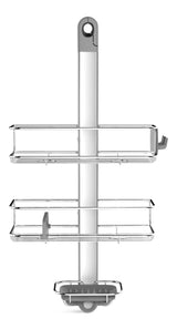 Medium Adjustable Shower Caddy, Stainless Steel and Anodized Aluminum B7F4 - product image 1