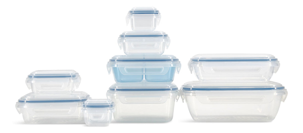 Food Storage Container Set with Airtight & Leakproof Seal, Nestable, 9 Count E1E3 - product image 1