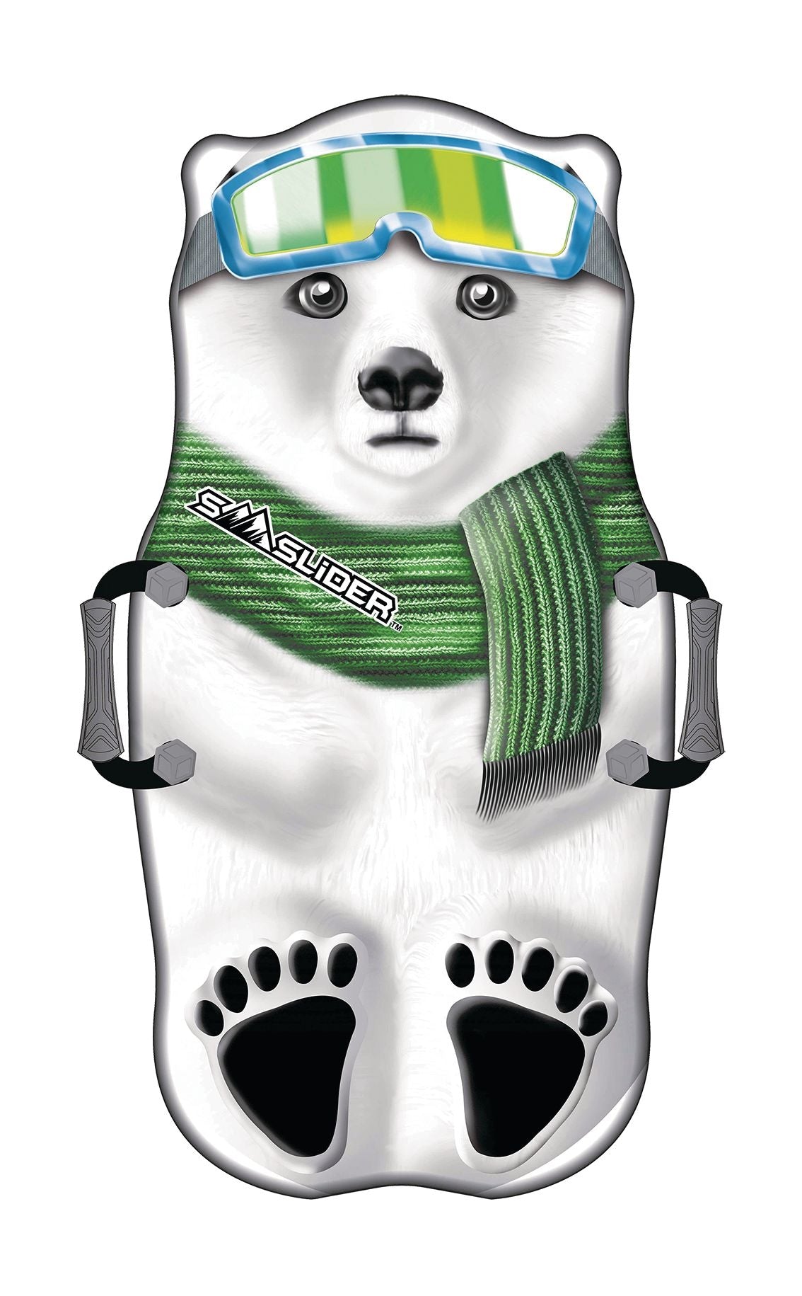 Snow Slider Kids' 1-Person Lightweight Foam Winter Snow Sled/Toboggan with Handles, Assorted F7K1 - product image 3