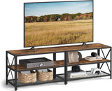 Home 70-in 3-Tier Industrial Rustic Brown TV Stand J9I9 - product image 1