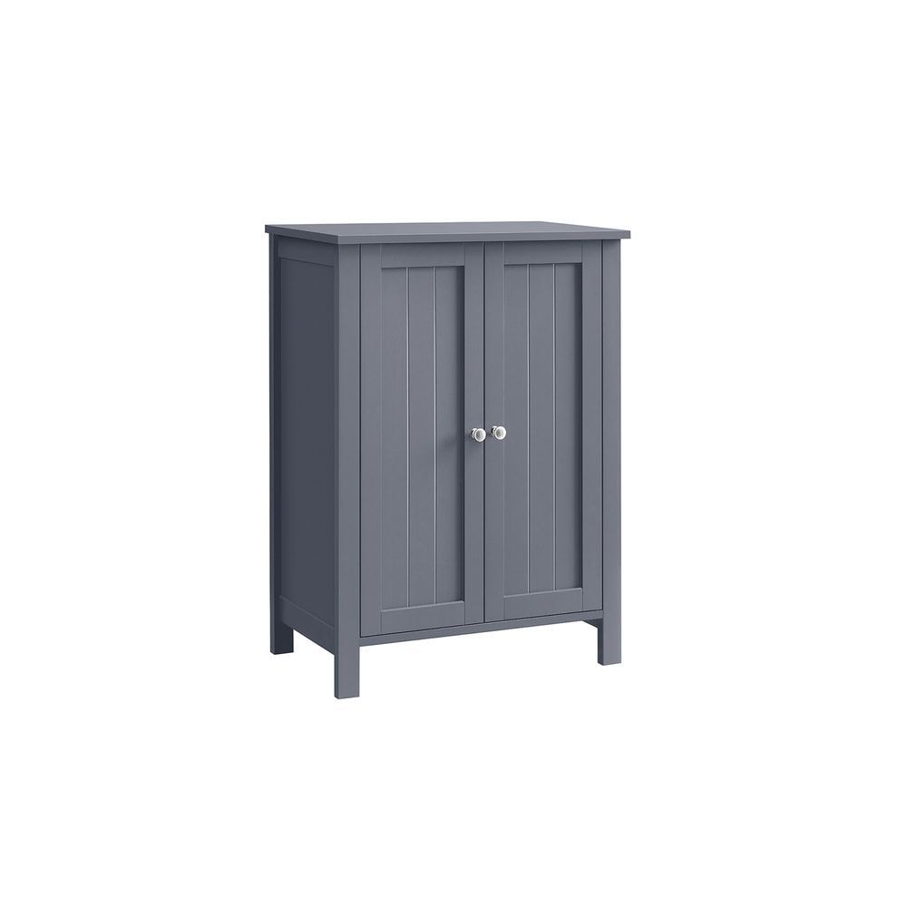 Home Dove Grey Floor Cabinet with 2 Adjustable Shelves O2P3 - product image 1