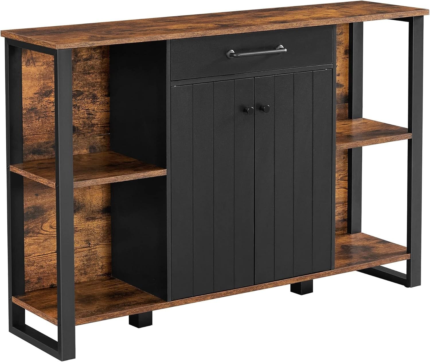 Home Rustic Brown Storage Cabinet with Drawer A7B2 - product image 1