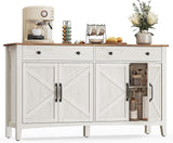 Home Rustic White/Honey Brown Buffet Cabinet G5O5 - product image 1