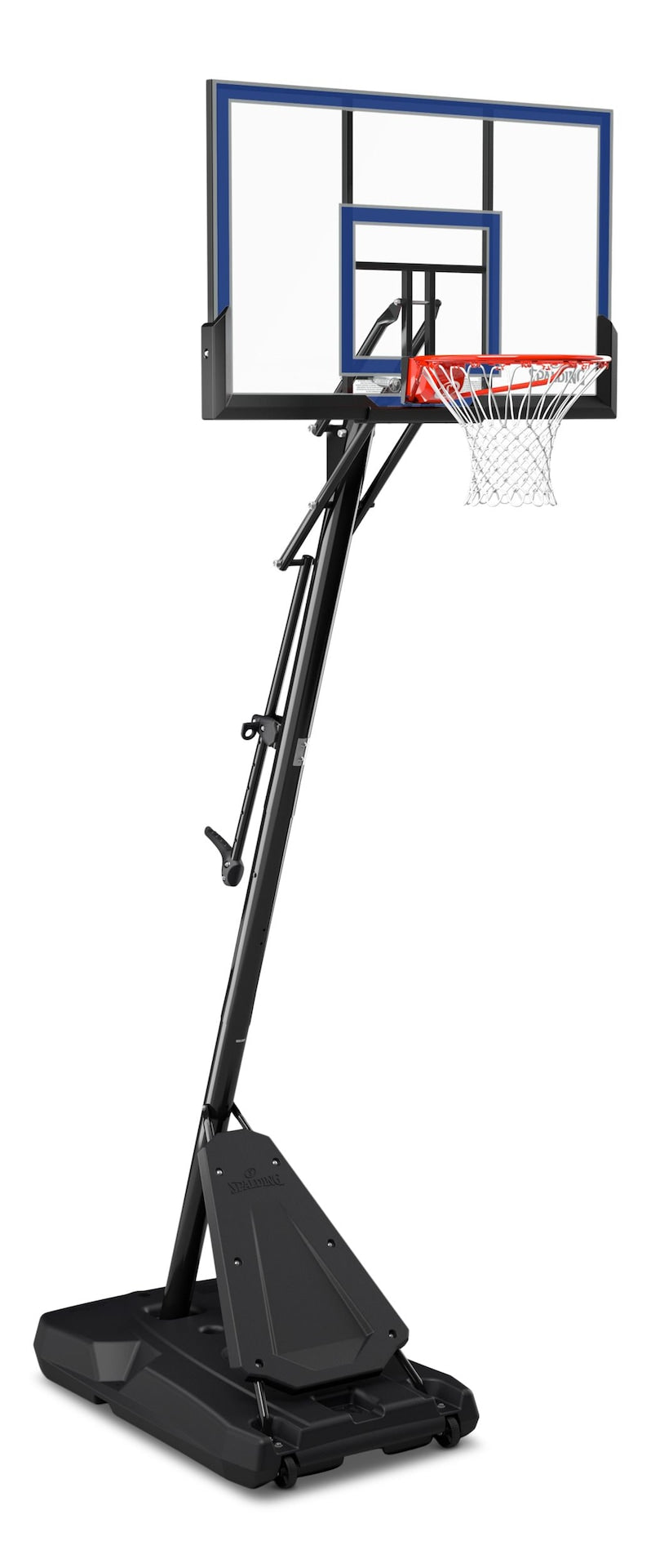 Hercules Acrylic Portable Adjustable Basketball Backboard, Hoop & Net System, 50-in X9Y0 - product image 1