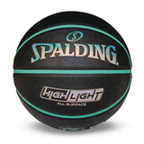Highlight Foil Basketball, Black/Mint, Size 7 C2U4 - product image 1